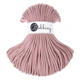 Bobbiny Premium Macramé Cord Yarn, Blush, 5 mm.