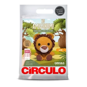 Circulo Amigurumi Crochet Kit - Safari Animals Baby Collection (Lion)