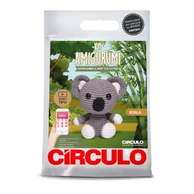 Circulo Amigurumi Crochet Kit - Safari Animals Baby Collection (Koala)