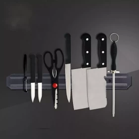 Magnetic Wall-Mounted Knife Storage Bar – Kitchen Utensil Holder