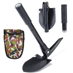 Multitool Mini Shovel with Storage Pouch