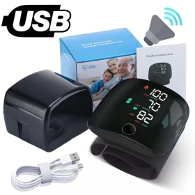 Digital Wrist Blood Pressure Monitor rechargeable