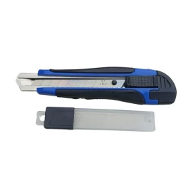 Heavy-Duty Utility Knife – Retractable Box Cutter with Replacement Blade 25mm