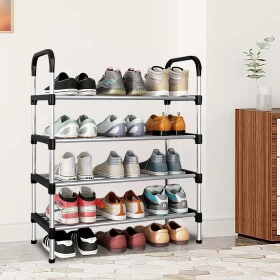 Easy Detachable Shoe Rack 4 Layer