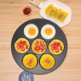 صانعة الكريب من سمو – 1200 واط – 7 فتحات – أبيض وأسود