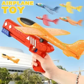 LED Light Airplane Toy with 2 Flight Modes
