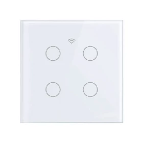 4 Gang Smart Touch switch - Neutral