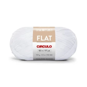 Circulo Flat Yarn - Branco (8001)