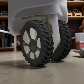 طقم إصلاح عجلات شنطة سفر – 4 قطع