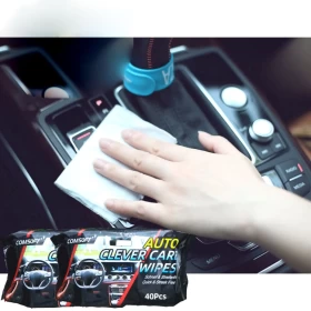 Auto Clever Car Care Wipes Wet Tissue (40pcs)