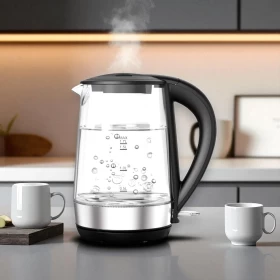 LePresso 360 Transparent Quick-Boil Glass Kettle  1.7L