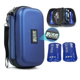 Insulin Cooler Travel Case With Thermometer Temperature