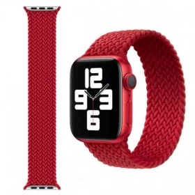 Braided Loop Watchband for iWatch Red