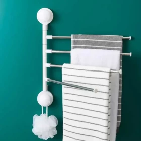 Rotating 4 Bars Towel Rack