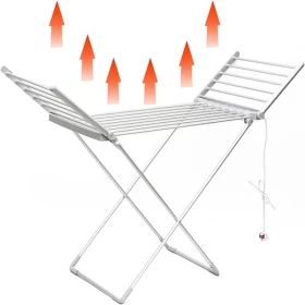 منشر كهربائي مع تدفئة لتنشيف الملابس