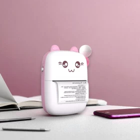 Mini Sticker Pocket Printer Lable  Roll Thermal Printer