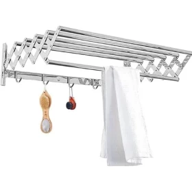 wall mounted folding clothes drying rack