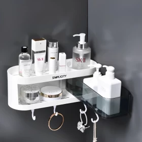 Rotating Corner Shelf for bathroom and Kitchen