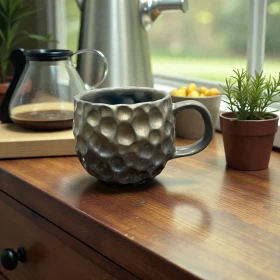 كوب قهوة سيراميك كلاسيك – 300 مل | تصميم ريترو