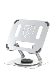 Earldom 360 Degree Adjustable Metal Laptop Stand – Silver EH257