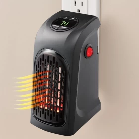 Portable Wall Plug-In Heater Digital Temperature Display 350 Watts