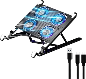 Foldable Laptop Cooling Pad for Gaming Laptops