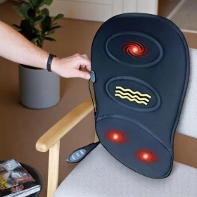 وسادة روبوتية صغيرة الكهربائي للمساج 3 في 1 مع جهاز تحكم للحرارة