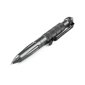 القلم التكتيكي مصنوع من الالمنيوم - فضي