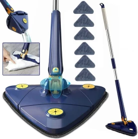 Automatic Triangle Mop Handle 360 Degree Rotating