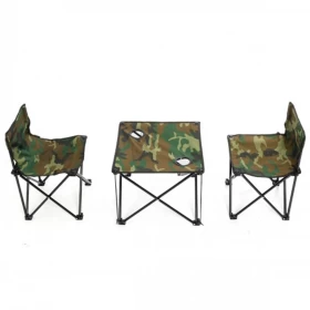 Portable Folding Camping Table and 2 Chairs