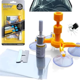 Windshield Repair Kit for Car Repair Tool, Agent, and Fluid