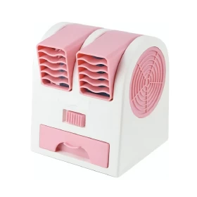 Electric Portable Mini Air Cooler Table Fan USB Fans Cooling Air