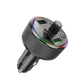 Hoco E82 Bluetooth FM Transmitter Car Charger 2 USB +1 Type-C