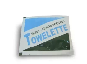 Lemon Scented Towelette Wet Wipes 10pcs