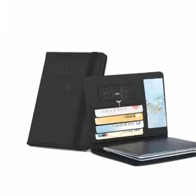 Leather Strap Passport Holder and Protective Cover