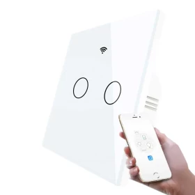 2 Gang wifi Smart Touch switch - No Neutral