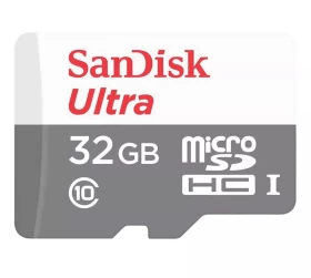 بطاقة ذاكرة SanDisk Ultra MicroSDHC UHS-I سعة 32 جيجابايت بسرعة 100