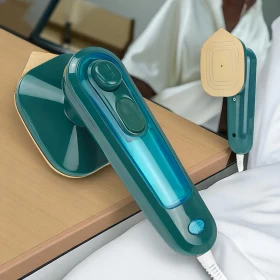 مكواة ملابس جافة محمولة يدويًا بلوح تيتانيوم 220° مئوية -21سم