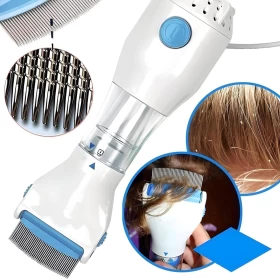 V-Comb Automatic Head Lice Dandruff Eliminator Vacuum Comb-2 filter