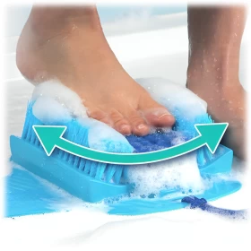 Fresh Feet Foot Scrubber Deluxe with Pumice Stone