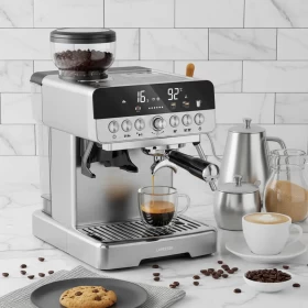 ماكينة الإسبريسو شبه الأوتوماتيكية LePresso CaffeArtisan  غلايتان 2200 واط