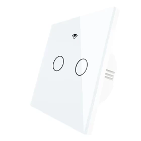 2 Gang Wifi Smart Touch switch - Neutral