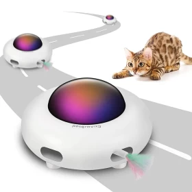 Pet Catching Training Toys Hunt USB Charging UFO