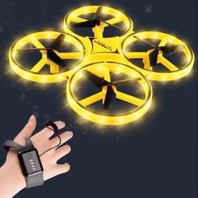 Hand Control RC Quadcopter Drone  with LED