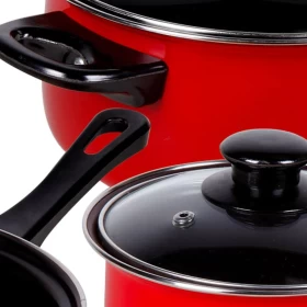 Cookware Set 7-Piece – True Red