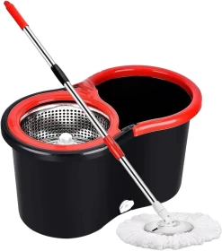 ممسحة دوارة مع دلو - رأس دوار 360 درجة