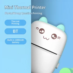 Mini Sticker Pocket Printer Lable  Roll Thermal Printer