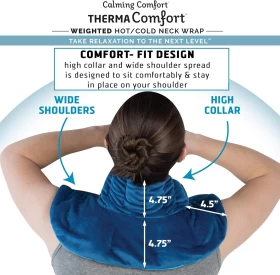 Calming Comfort ThermaComfort Weighted Hot Neck Shoulder Wrap