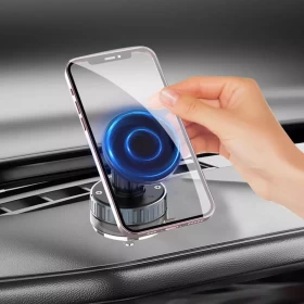 Mobile Phone Suction Cup Silicone Holders Built-in 17 Rubidium Magnets