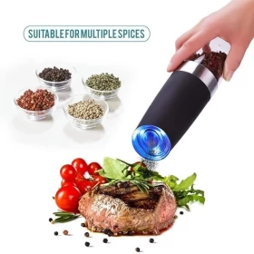 Rechargeable Electric Spice Salt and Pepper Grinder with LED Light